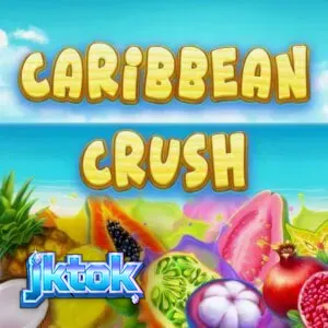 Tampilan antarmuka slot Caribbean Crush pada layar perangkat seluler